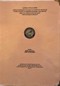 Asuhan Keperawatan Pada Tn. M Dengan Masalah Utama Gangguan Persepsi Sensori: Halusinasi Pendengaran Di Ruang Teratai Rumah Sakit Umum Daerah Tarakan