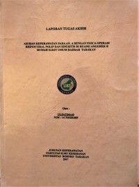 Asuhan Keperawatan Pada An. A Dengan Pasca Operasi Rhinocoral Polip Dan Sinusitis Di Ruang Anggrek B Rumah Sakit Umum Daerah Tarakan