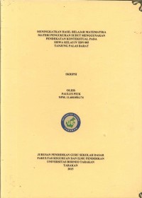 Meningkatkan Hasil Belajar Matematika Materi Pengukuran Sudut Menggunakan Pendekatan Kontekstual Pada Siswa Kelas IV SDN 005 Tanjung Palas Barat