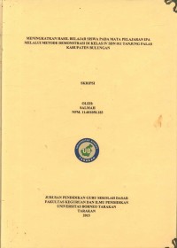 Meningkatkan Hasil Belajar Siswa Pada Mata Pelajaran IPA Melalui Metode Demonstrasi Di Kelas IV SDN 011 Tanjung Palas Kabupaten Bulungan