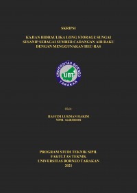 Kajian Hidraulika Long Storage Sungai Sesanip Sebagai Sumber Cadangan Air Baku Dengan Menggunakan HEC-RAS