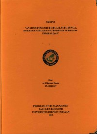 Analisis Pengaruh Inflasi, Suku Bunga, Kurs dan Jumlah Uang Beredar Terhadap Indeks LQ45