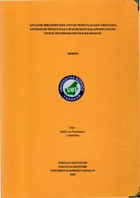 ANALISIS BIBLIOMETRIK UNTUK PEMETAAN DAN TREN PADA LITERATUR PENGGUNAAN BLOCKCHAIN DALAM KEUANGAN UNTUK TRANSPARANSI DAN KEAMANAN