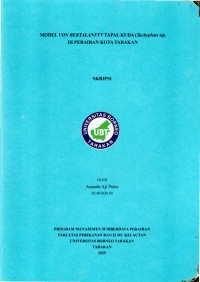 MODEL VON BERTALANFFY TAPAL KUDA (Tachypleus Sp) DI PERAIRAN KOTA TARAKAN