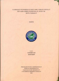 Gambaran Penerimaan Keluarga Orang Dengan HIV/AIDS (ODHA) Di RSUD Dr. H. Jusuf SK Kota Tarakan