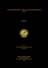 Analisis Perbandingan Arus Starting Motor Induksi 3 Fasa