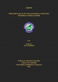 Implementasi Auto Voltage Regulator Pada Sisi Beban Energi Listrik