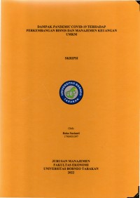 Dampak Pandemic Covid-19 Terhadap Perkembangan Bisnis Dan Manajemen Keuangan UMKM