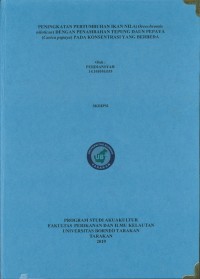 Peningkatan Pertumbuhan Ikan Nila (Oreochromis Niloticus) Dengan Penambahan Tepung Daun Pepaya (Carica Papaya) Pada Konsentrasi Yang Berbeda