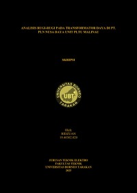 ANALISIS RUGI-RUGI PADA TRANSFORMATOR DAYA DI PT.PLN NUSA DAYA UNIT PLTU MALINAU