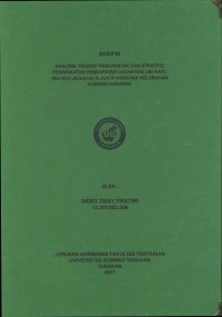 Analisis Tingkat Pendapatan Dan Strategi Peningkatan Pendapatan Usahatani Ubi Kayu (Manihot utilissima) Di Juata Harapan Kelurahan Karang Harapan
