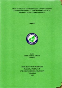 Tingkat Kepuasan Kelompok Wanita Tani (KWT) Kartini Kampung 6 Kota Tarakan Terhadap Program CSR PT. Pertamina EP Asset 5 Di Kota Tarakan