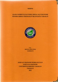 Kajian Kerentanan Fisik, Sosial Dan Ekonomi Pesisir Akibat Perubahan Iklim Kota Tarakan
