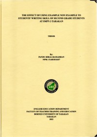 The Effect Of Using Example Non Example To Students' Writing Skill Second Grade Students At SMPN 3 Tarakan