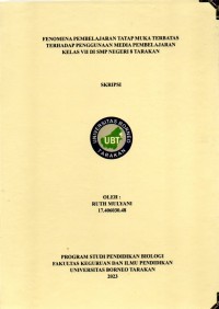Fenomena Pembelajaran Tatap Muka Terbatas Terhadap Penggunaan Media Pembelajaran Kelas VII Di SMP Negeri 8 Tarakan
