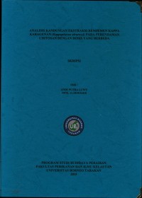 Analisis Kandungan Ekstraksi Rendemen Kappa Karagenan (Kappaphycus alvarezzi) Pada Perendaman Chitosan Dengan Dosis Yang Berbeda