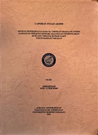Asuhan Keperawatan Pada Ny. I Dengan Masalah Utama Gangguan Persepsi Sensori: Halusinasi Pendengaran Di Ruang Teratai Rumah Sakit Umum Daerah Tarakan