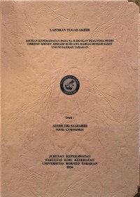 Asuhan Keperawatan Pada Ny. R Dengan Diagnosa Medis Chronic Kidney Disease Di Ruang Dahlia Rumah Sakit Umum Daerah Tarakan