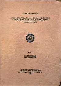 Asuhan Keperawatan Pada Ny. D Dengan Diagnosa Medis Laringitis Akut Di Ruang Dahlia Rumah Sakit Umum Daerah Tarakan Dari Tanggal 21 Sampai Dengan 23 Juni 2016