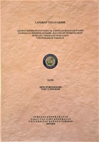 Asuhan Keperawatan Pada Tn. S Dengan Masalah Utama Gangguan Persepsi Sensori: Halusinasi Pendengaran Di Ruang Teratai Rumah Sakit Umum Daerah Tarakan