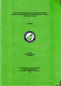 Pengaruh Perkecambahan Benih Tanaman Tomat Dalam Konsentrasi Perendaman Natrium Hipoklori (NaOCl)