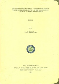 The Use Of Egra Technique To Increase Students’ Writing Skill Of Class Viii B At SMP Mulawarman  Tarakan Academic Year 2011/2012