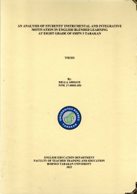 An Analysis Of Students’ Instrumental And Integrative Motivation In English Blended Learning At Eight Grade Of SMPN 3 Tarakan