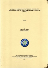Students’ Perception On The Use Of English Online Learning Of State Senior High Schools In Tarakan