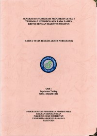 Penerapan Mobilisasi Progresif Level I Terhadap Hemodinamik Pada Pasien Kritis Dengan Diabetes Melitus