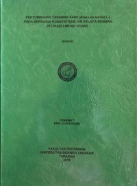 Pertumbuhan Tanaman Sawi (Brassica juncea L.) Pada Berbagai Konsentrasi Air Kelapa Dengan Aplikasi Limbah Udang