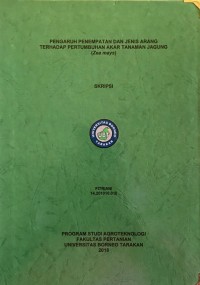 Pengaruh Penempatan Dan Jenis Arang Terhadap Pertumbuhan Akar Tanaman Jagung (Zea mays)