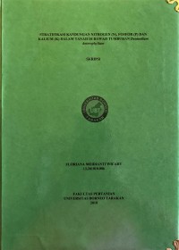Stratifikasi Kandungan Nitrogen (N), Fosfor (P) Dan Kalium (K) Dalam Tanah Di Bawah Tumbuhan Desmodium heterophyllum