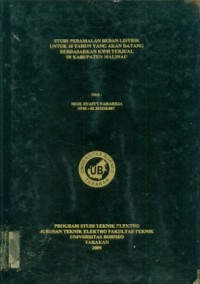 Studi Peramalan Beban  Listrik  Untuk  10  Tahun Yang Akan Datang Berdasarkan Kwh Terjual  Di Kabupaten Malinau