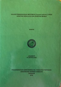 Kajian Pemangkasan Tanaman Mentimun (Cucumis sativus L.) Pada Varietas Hercules Dan Varietas Monza