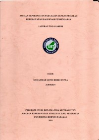 Asuhan Keperawatan Pada Klien Dengan Masalah Keperawatan Halusinasi Pendengaran