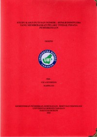 Study Kasus Putusan Nomor : 45/pid.b/2020/pn.olm Yang Membebaskan Pelaku Tindak Pidana Pemerkosaan
