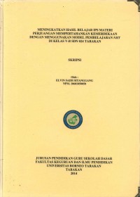 Meningkatkan Hasil Belajar IPS Materi Perjuangan Mempertahankan Kemerdekaan Dengan Menggunakan Model Pembelajaran NHT Di Kelas V-B SDN 024 Tarakan
