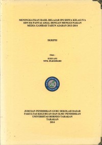 Meningkatkan Hasil Belajar IPS Siswa Kelas IVA SDN 016 Pantai Amal Dengan Menggunakan Media Gambar Tahun Ajaran 2013-2014