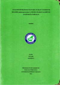 Analisis Pendapatan Dan Kelayakan Usahatani Seledri (Apium graveolens l.) Di Kelurahan Kampung Enam Kota Tarakan