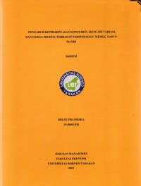 Pengaruh Ketidakpuasan Konsumen, Mencari Variasi, Dan Harga Produk Terhadap Perpindahan Merek Sabun Mandi