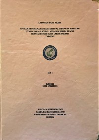 Asuhan Keperawatan Pada Klien Ny. R Dengan Masalah Utama Isolasi Sosial: Menarik Diri Di Ruang Teratai Rumah Sakit Umum Daerah Tarakan