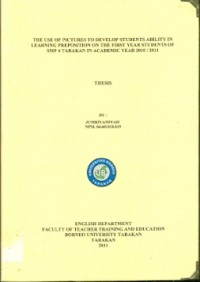 The Use Of Pictures To Develop Students Ability In Learning Preposition On The First Year Students Of    SMP 4 Tarakan In Academic Year 2010 / 2011