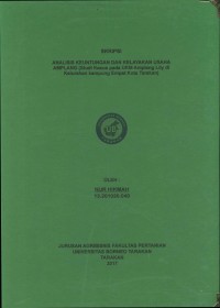 Analisis Keuntungan Dan Kelayakan Usaha Amplang (Studi Kasus Pada UKM Amplang Lily Di Kelurahan Kampung Empat Kota Tarakan)