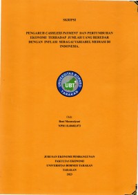 Pengaruh Cashless Payment  Dan Pertumbuhan Ekonomi  Terhadap  Jumlah Uang Beredar  Dengan  Inflasi  Sebagai Variabel Mediasi Di Indonesia.