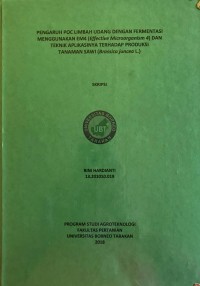 Pengaruh POC Limbah Udang Dengan Fermentasi Menggunakan EM4 (Effective Microorganism 4) Dan Teknik Aplikasinya Terhadap Produksi Tanaman Sawi (Brassica juncea L.)
