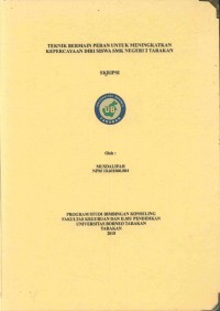 Teknik Bermain Peran Untuk Meningkatkan Kepercayaan Diri Siswa SMK Negeri 2 Tarakan