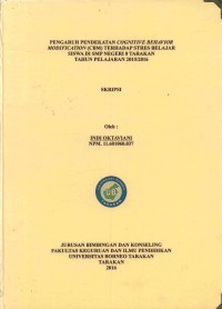 Pengaruh Pendekatan Cognitive Behavior Modification (CBM) Terhadap Stres Belajar Siswa Di SMP Negeri 8 Tarakan Tahun Pelajaran 2015/2016