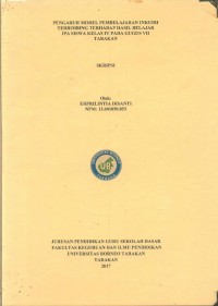 Pengaruh Model Pembelajaran Inkuiri Terbimbing Terhadap Hasil Belajar IPA Siswa Kelas IV Pada Gugus VII Tarakan