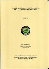 Analisis Kemampuan Numerasi Pada Siswa Kelas V C Di SD Negeri 013 Tarakan