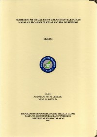Representasi Visual Siswa Dalam Menyelesaikan Masalah Pecahan Di Kelas V-C SDN 002 Rinding